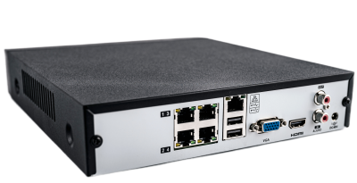 NVR видеорегистратор ML-N-1104P 4 канальный POE 